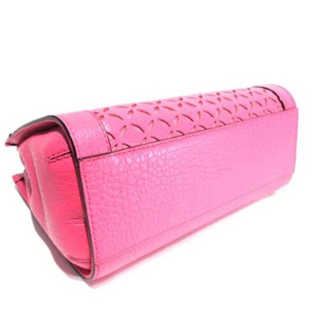 NWOT! Kate Spade | Delaney Perri Lane Bubbles Peony Pink Leather Satchel - Picture 6 of 16